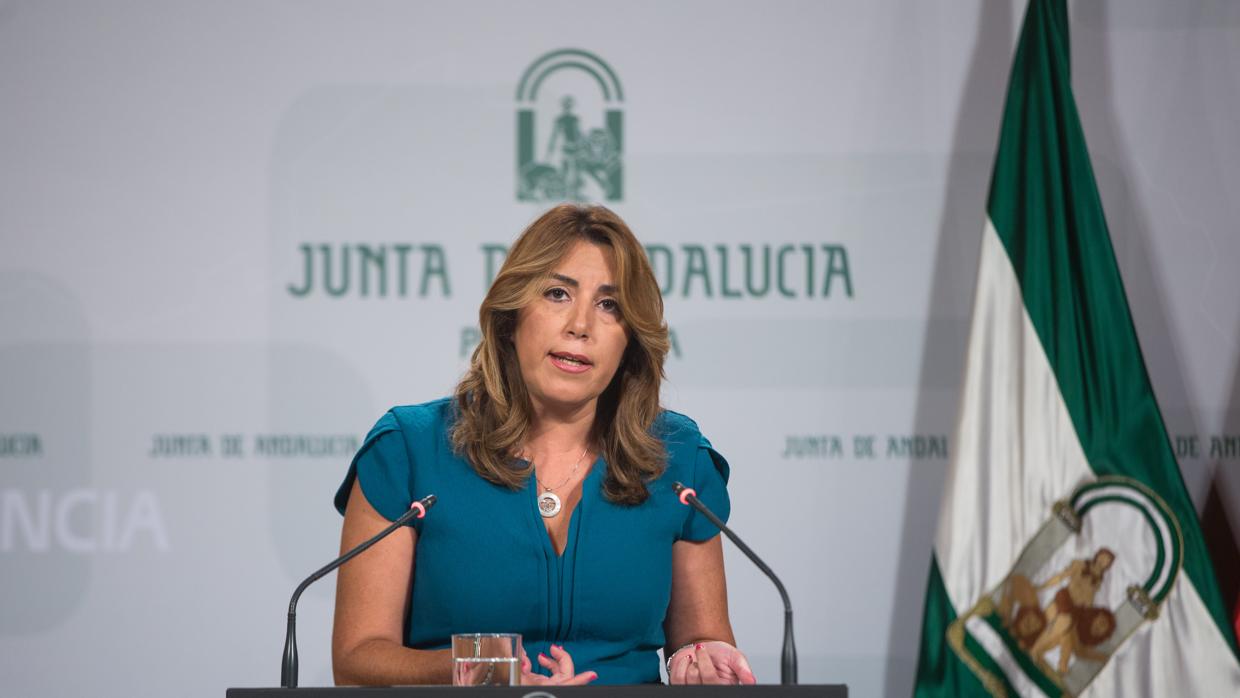 Susana Díaz, en una comparecencia reciente