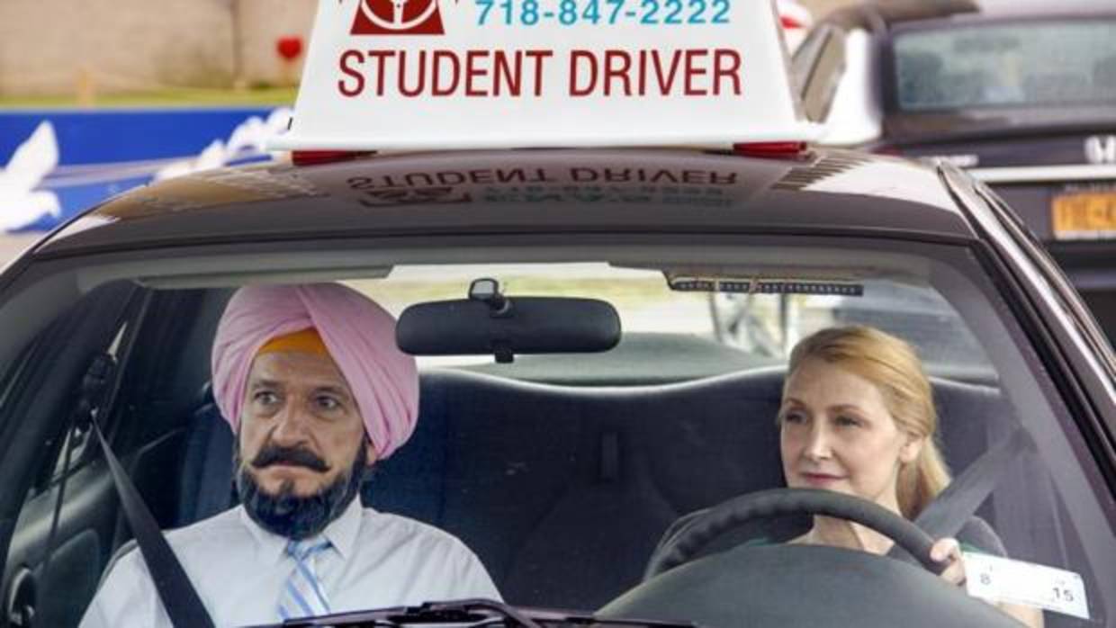 Fotograma de la película «Aprendiendo a conducir».