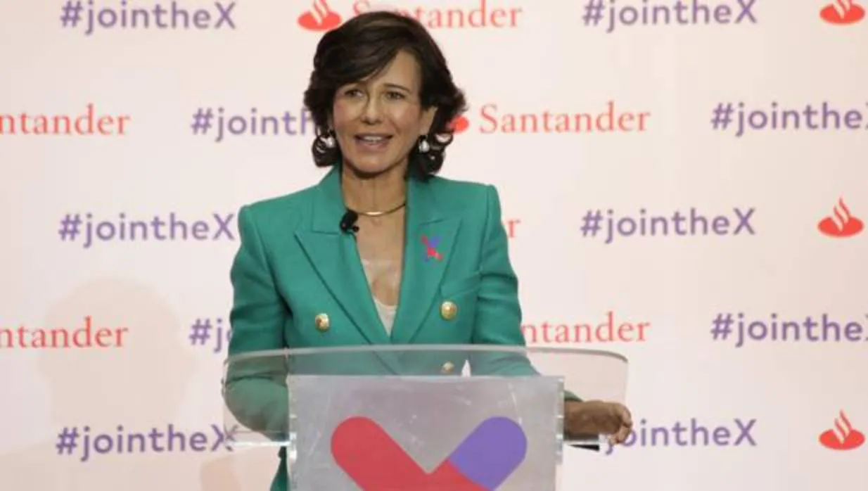 La presidenta del grupo Santander, Ana Botín