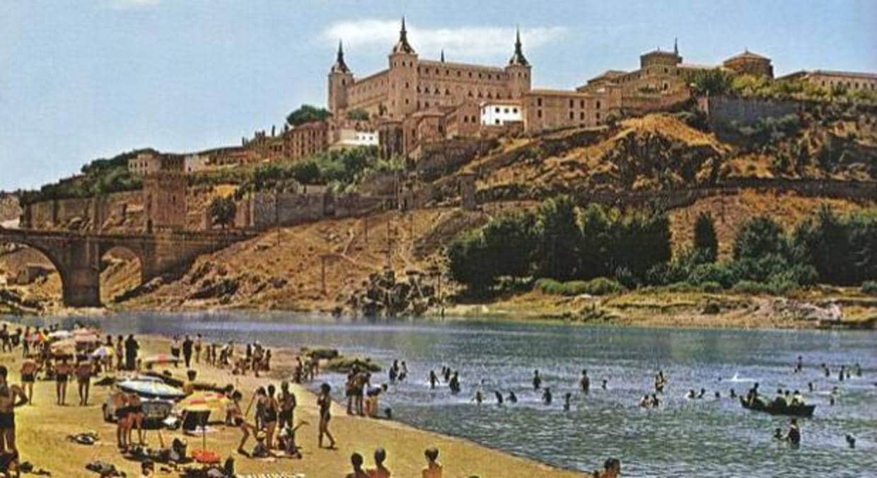 La playa de Safont, donde se bañaban los toledanos hasta que en 1972 se prohibió el baño