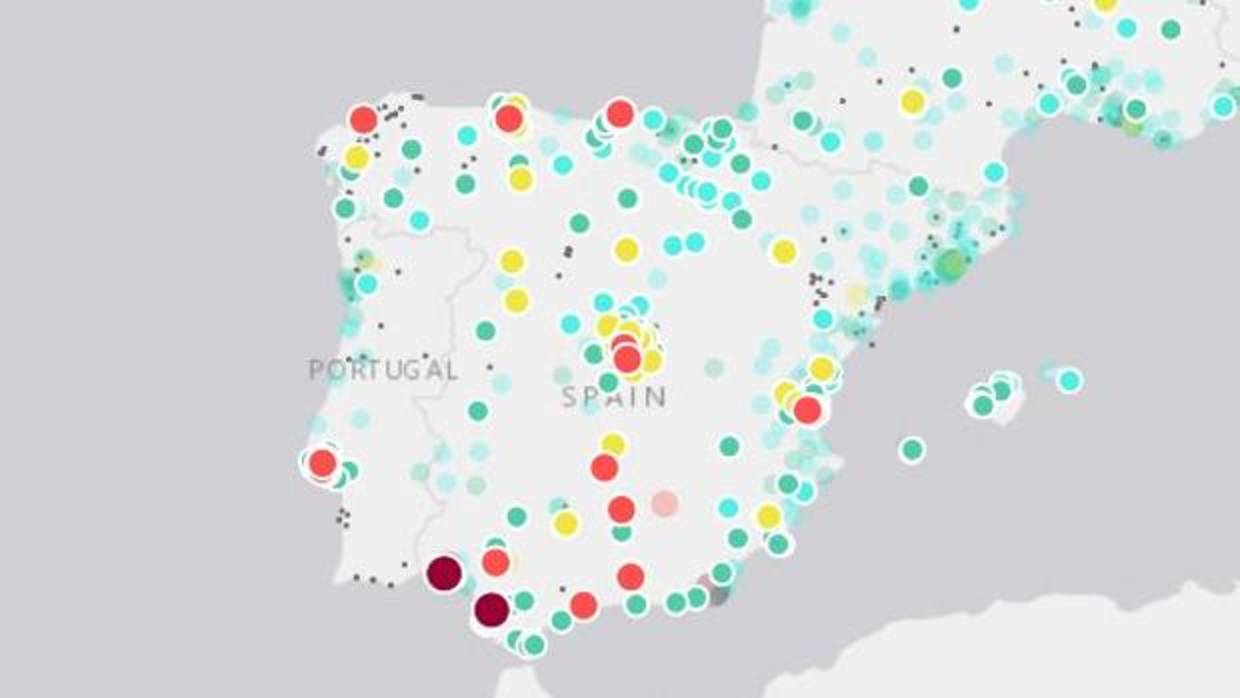 El atlas interactivo que te dice en tiempo real la calidad del aire en tu ciudad