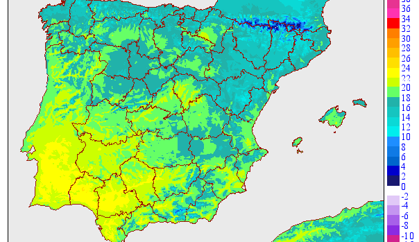 Los termómetros vuelven a subir en gran parte de la Península con máximas que llegarán a los 24ºC