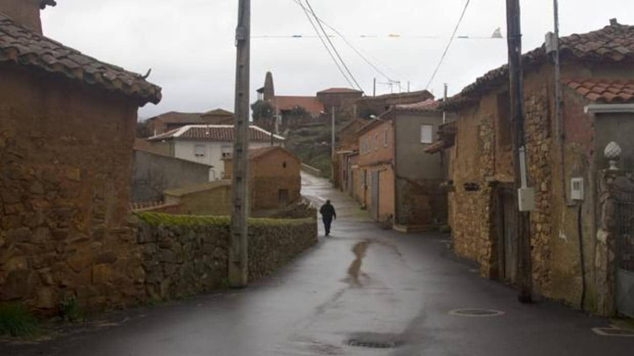 Vista del pueblo zamorano de Villageriz. Esta fue la provincia más castigada por la despoblación en el último año