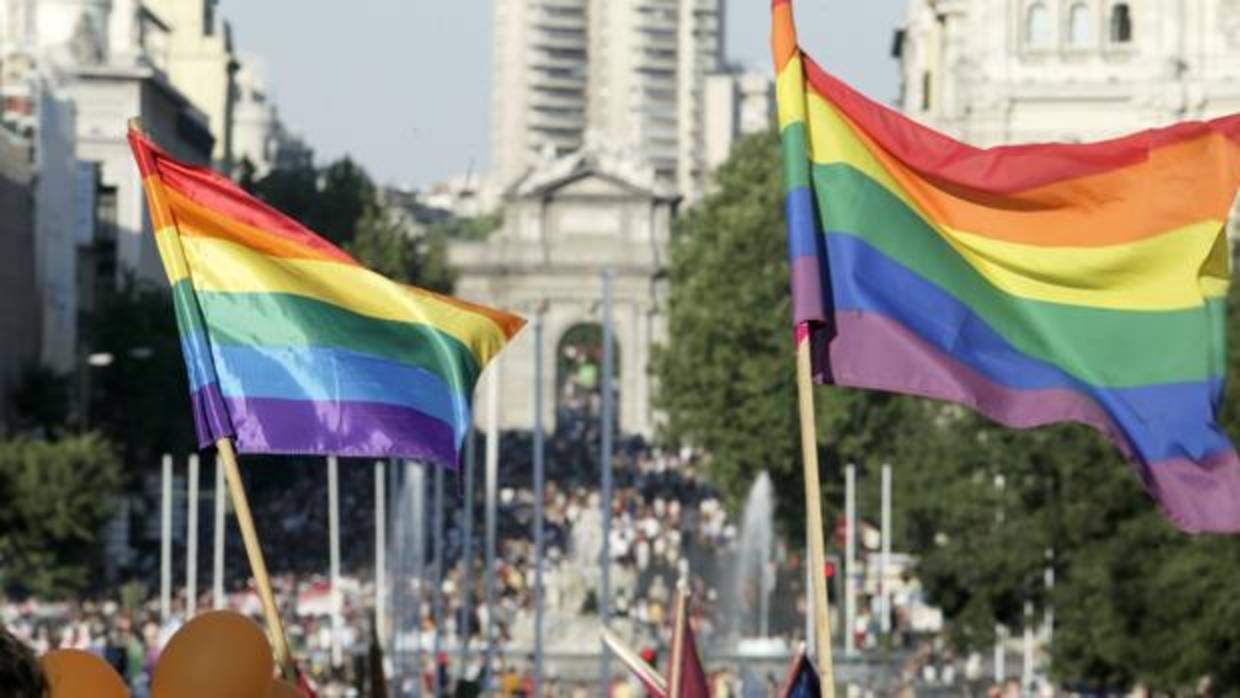 Manifestación en Madrid en el Día del Orgullo Gay