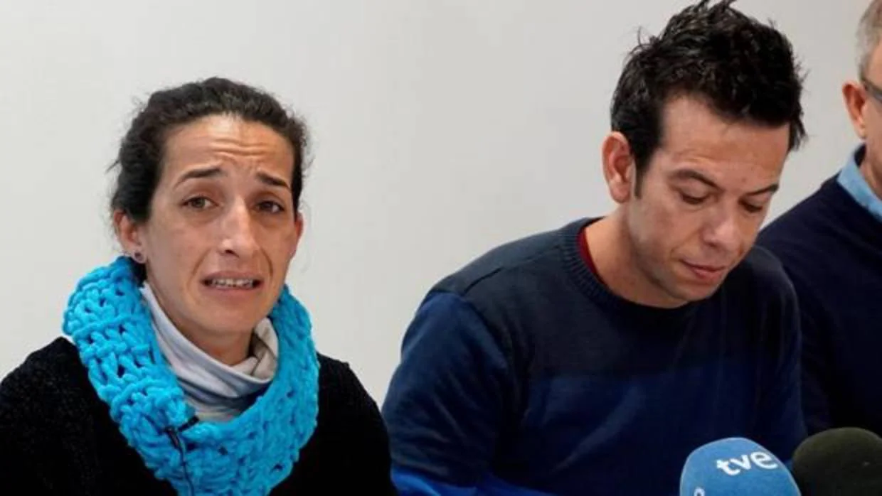 Patricia Ramírez y Ángel Cruz, los padres del niño Gabriel desaparecido en el paraje de las Horticuelas en Nijar (Almeria),