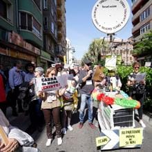 Miles de personas protestan por el «abandono» que padece Teruel y urgen al Gobierno más infraestructuras