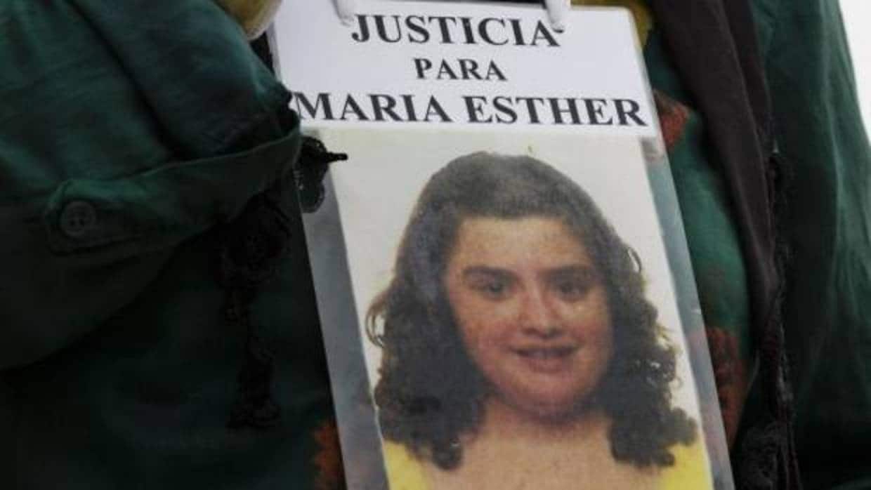 María Esther fue asesinada a golpes con una piedra