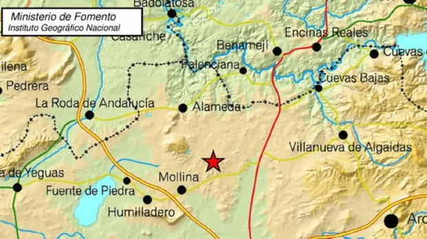 Hasta seis terremotos, con epicentro en Málaga, se dejan sentir en pocas horas