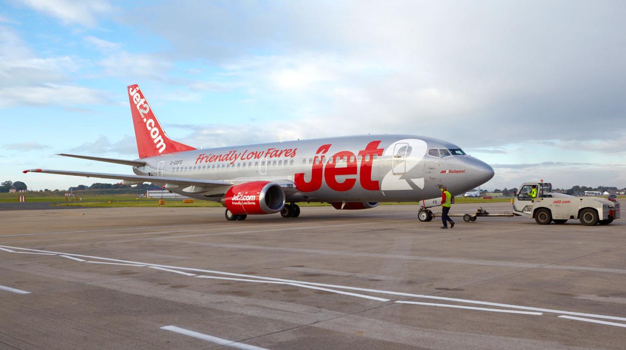 Imagen de un avión de la compañía Jet2