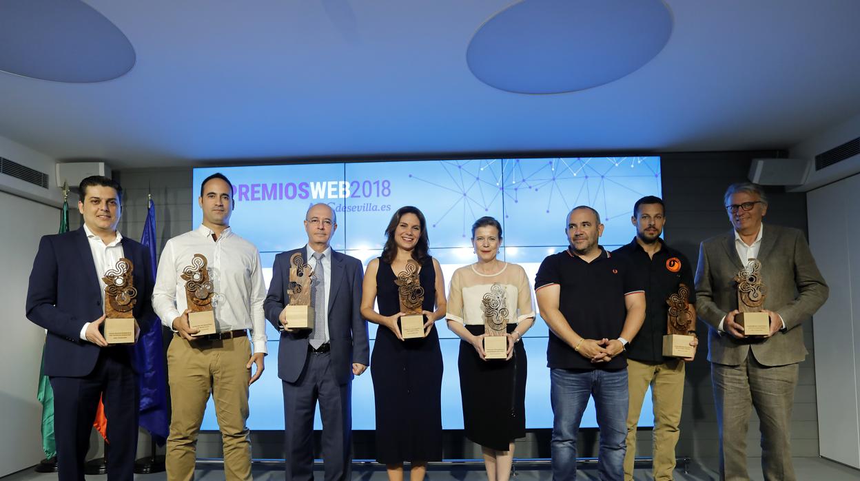 Los premiados de la séptima edición de los galardones de ABC de Sevilla