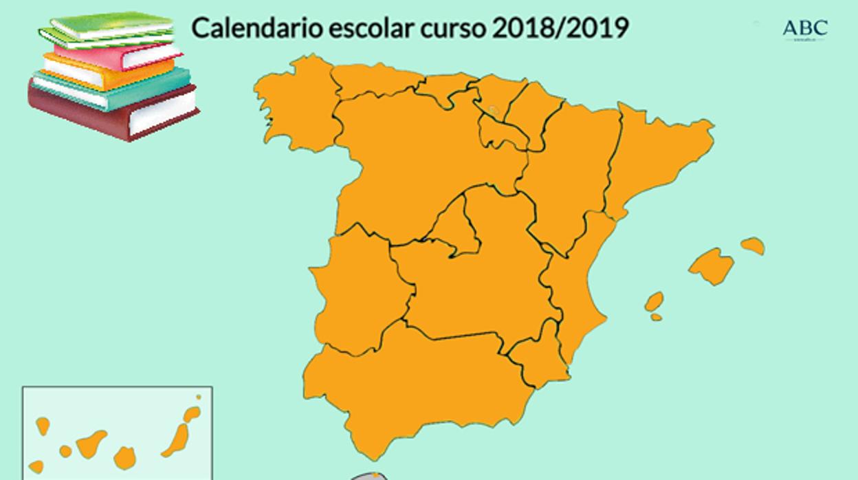 Calendario escolar 2018-2019: ¿Cuándo comienza el curso en mi comunidad?