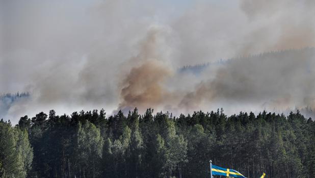 El número de incendios activos en Suecia desciende y se sitúa en 27