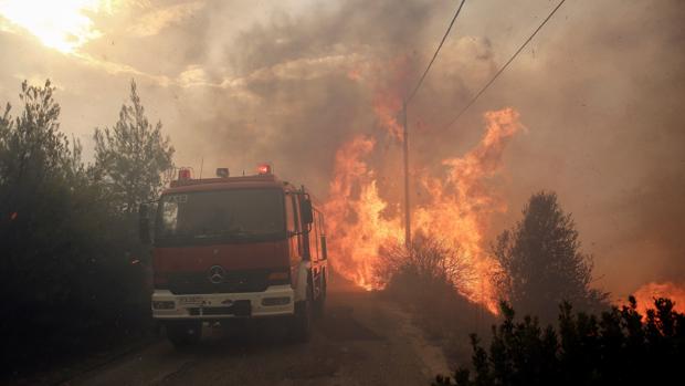 Ascienden a 79 los muertos por los incendios en Grecia