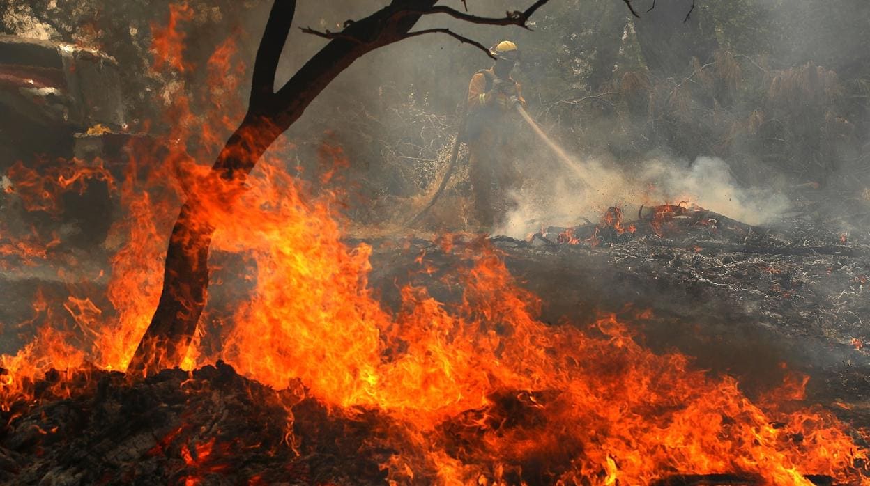 Sin control un incendio en California con al menos dos muertos