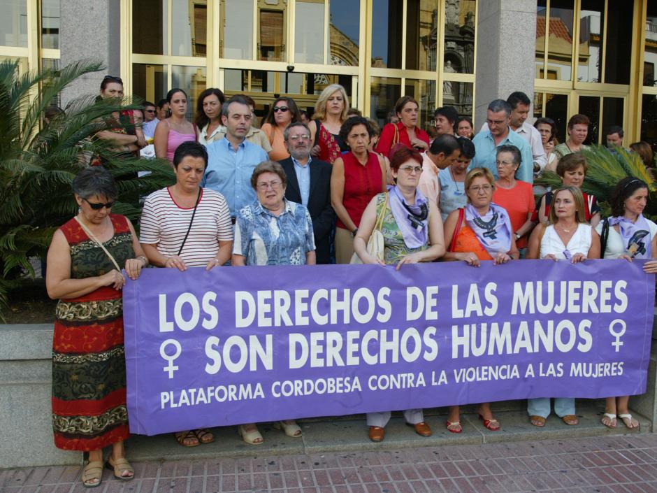 Protesta de mujeres a favor de los derechos de la mujer