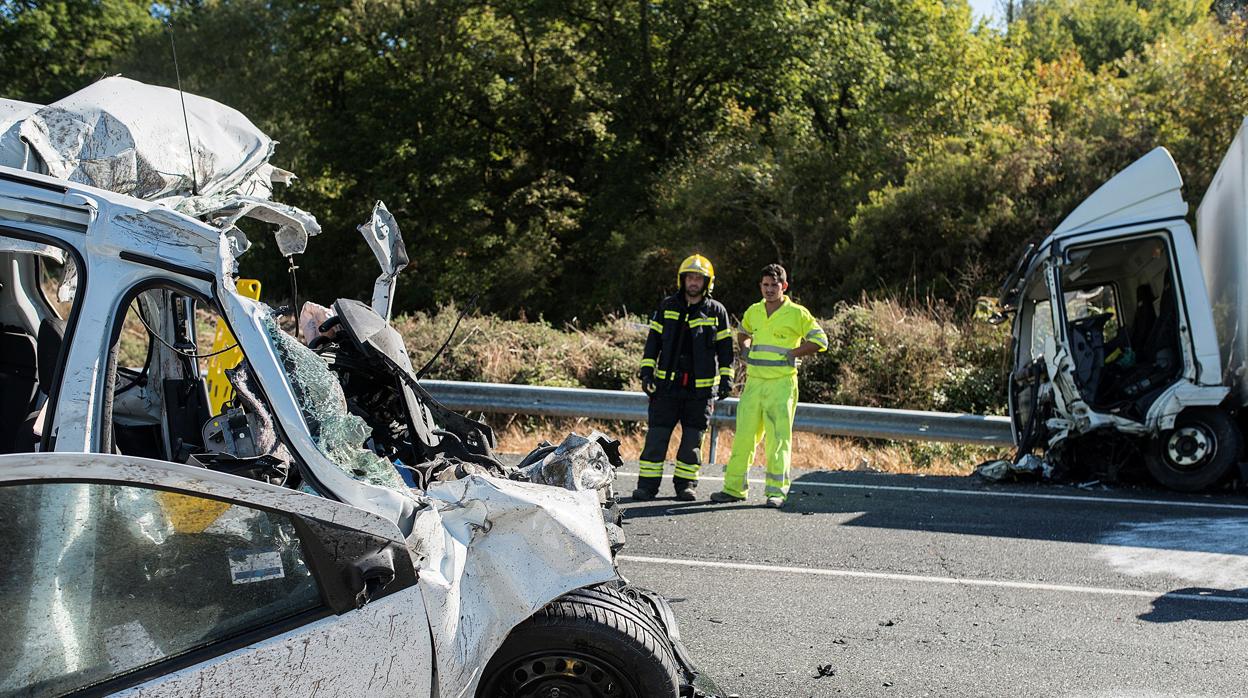 Imagen de archivo de un accidente de tráfico