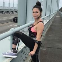 Hanna Gavios, de romperse la espalda al escapar de un violador a participar en la maratón de Nueva York