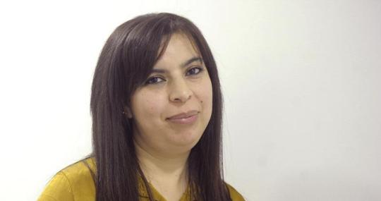 Samira El Allali es marroquí y trabaja como empleada de hogar