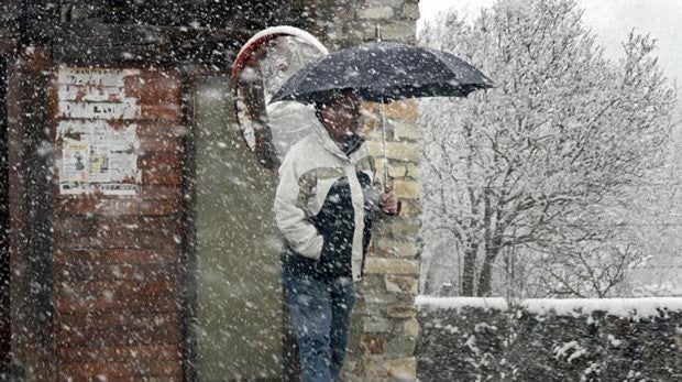 Hoy llega el frío invernal, con nieve y extraordinaria caída de los termómetros