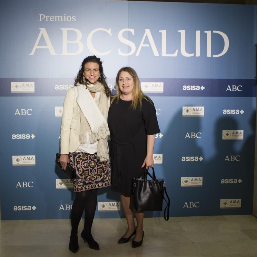 La cardióloga Fernández Friera y Fátima Lois (CNIC). 