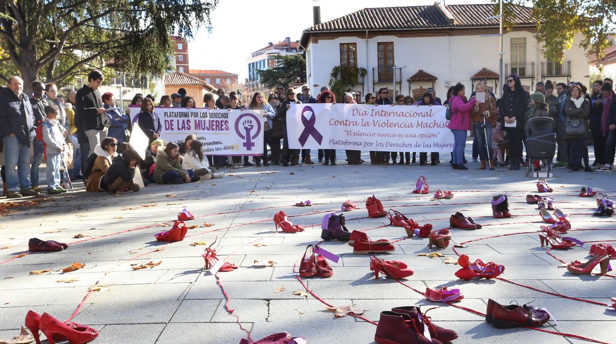 Imagen de archivo de una manifestación en Palencia