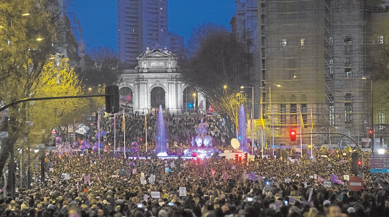 Madrid, el pasado 8 de marzo