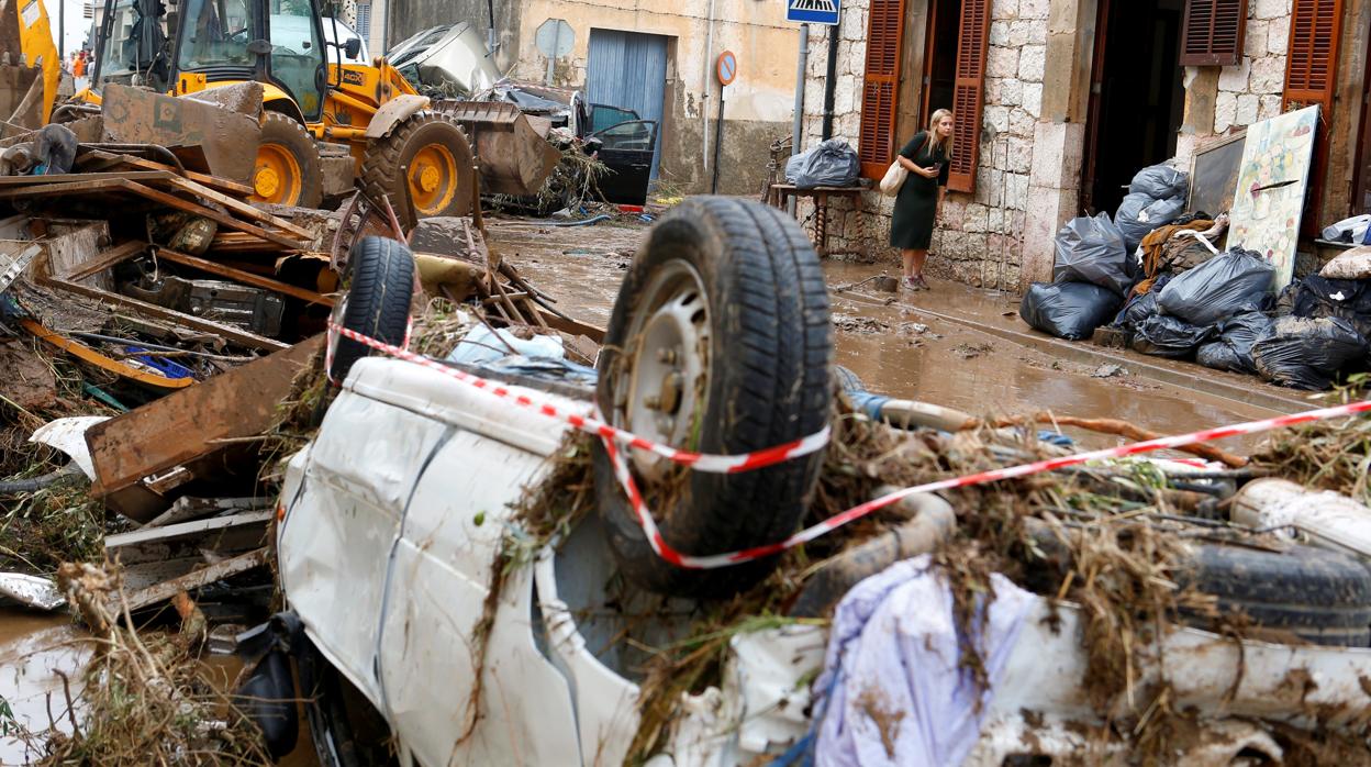 Los destrozos provocados por las inundaciones en Sant Llorenç