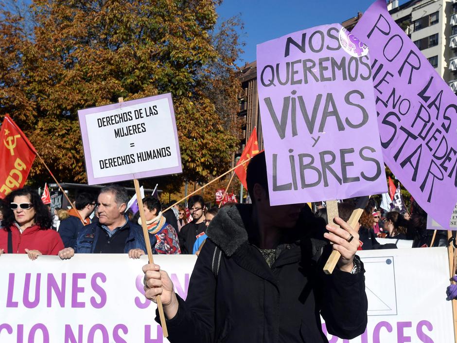 Protesta contra la violencia de género