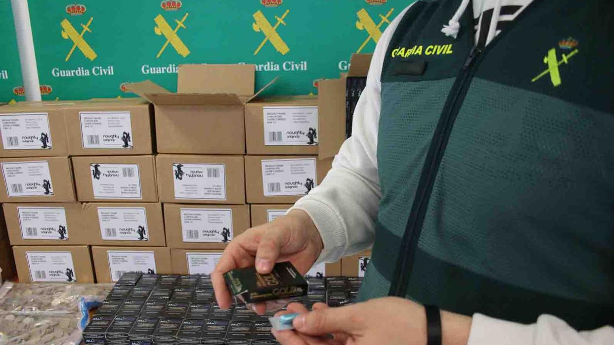 La Guardia Civil se ha incautado de 2.500 dosis del producto