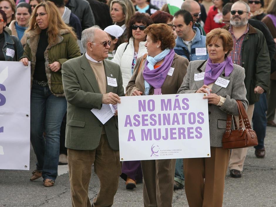 Protesta contra la violencia machista