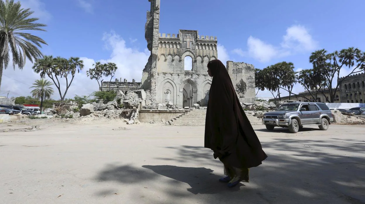 Imagen de archivo de una mujer en Somalia