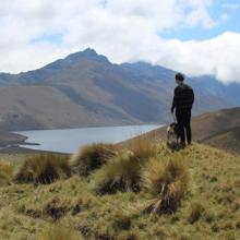 Vista general de las lagunas de Ozogoche en la Provincia de Chimborazo (Ecuador).