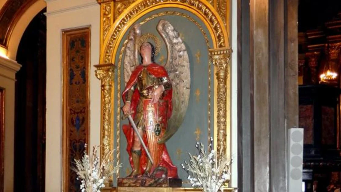 Imagen del Ángel Custodio de España en la iglesia de San José de Madrid