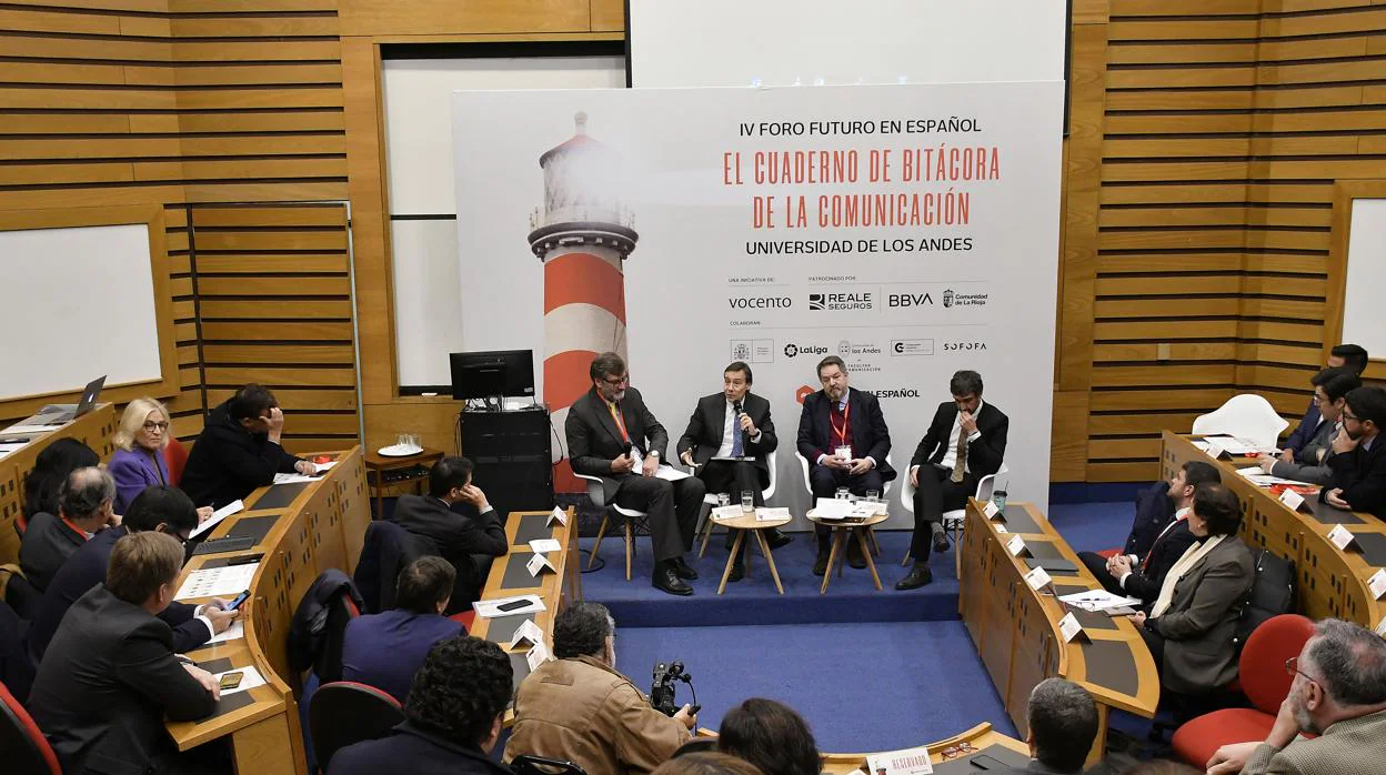 De izq. a dcha., Juan Ignacio Brito, Carlos Schaerer, Bieito Rubido y Fernando Belzunce
