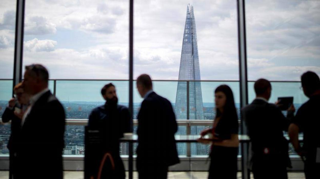 Imagen del rascacielos Shard tomada desde el Sky Garden