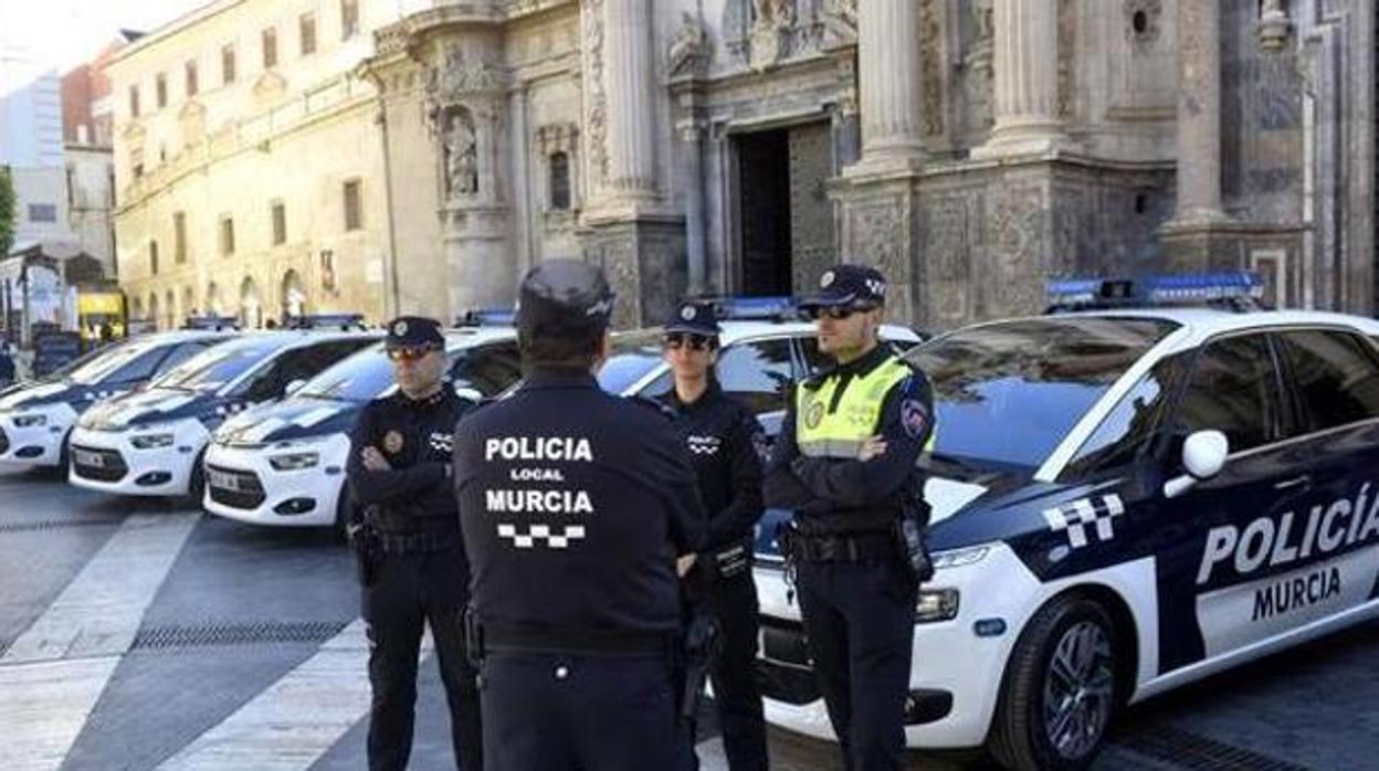 Policías locales de Murcia en una imagen de archivo