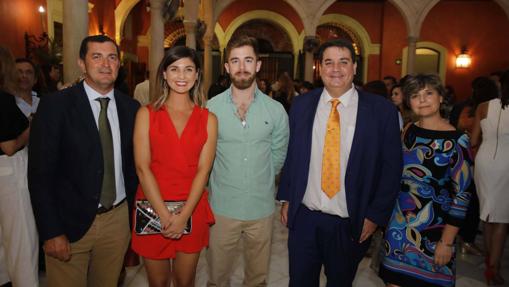 Faustino Sánchez, Carolina Cordón, Enrique Torné Alaminos, Francisco Antonio Cordón Vera y Paola Calvente