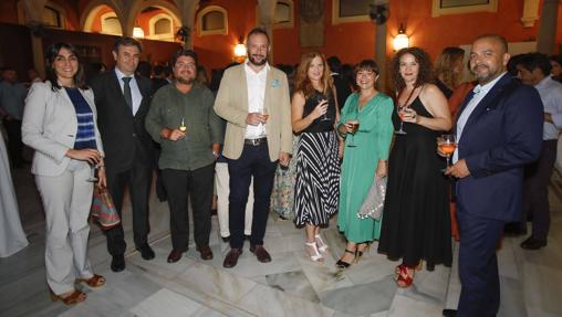 María Isabel León Carrillo de Albornoz, Rafael Sánchez Durán, José Juan Bocarando Gutiérrez, Jaime Rodríguez-Piñero Royo, Cristina Camoyán, Marta Tobías, Regina Manzanares Mediavilla y Andrés Gómez Alcántara