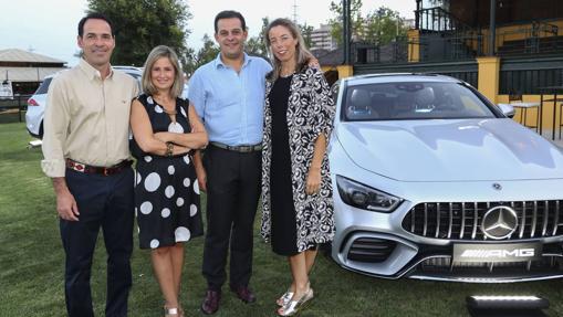 Luis Sánchez, Beatriz Codes, Álvaro Maestre y Ana de la Orden