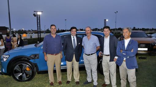 José María Romero, Óscar González Barba, Manuel Clavero, Eduardo Osborne y Juan Bermudo