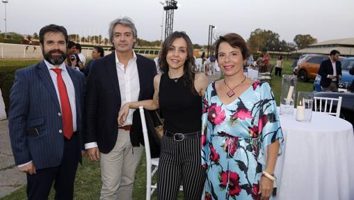 Luis López-Núñez, Manuel Morillo, Pilar Borrallo y Patricia Granado