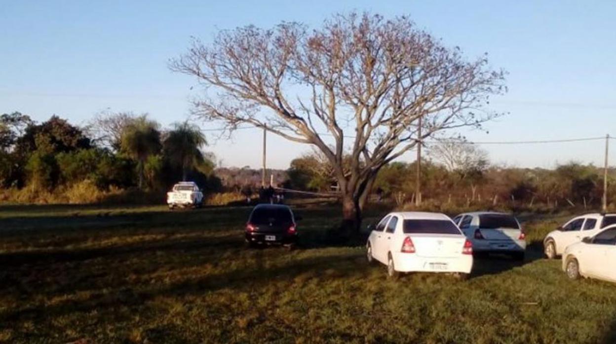 El campo donde fue localizada la víctima