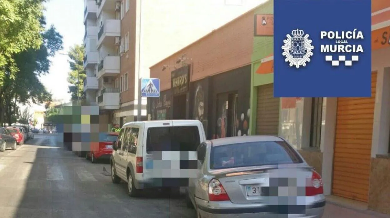 Detenida una menor por conducir sin carné y estrellar el coche de su madre en Murcia