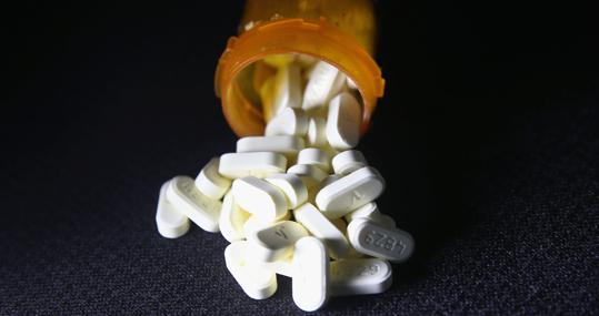 Bote de pastillas de oxicodona