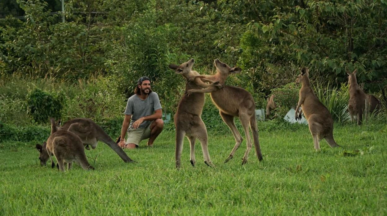 Alex Riber estuvo viajó en enero de 2017 a Golld Coast, en el estado de Queensland