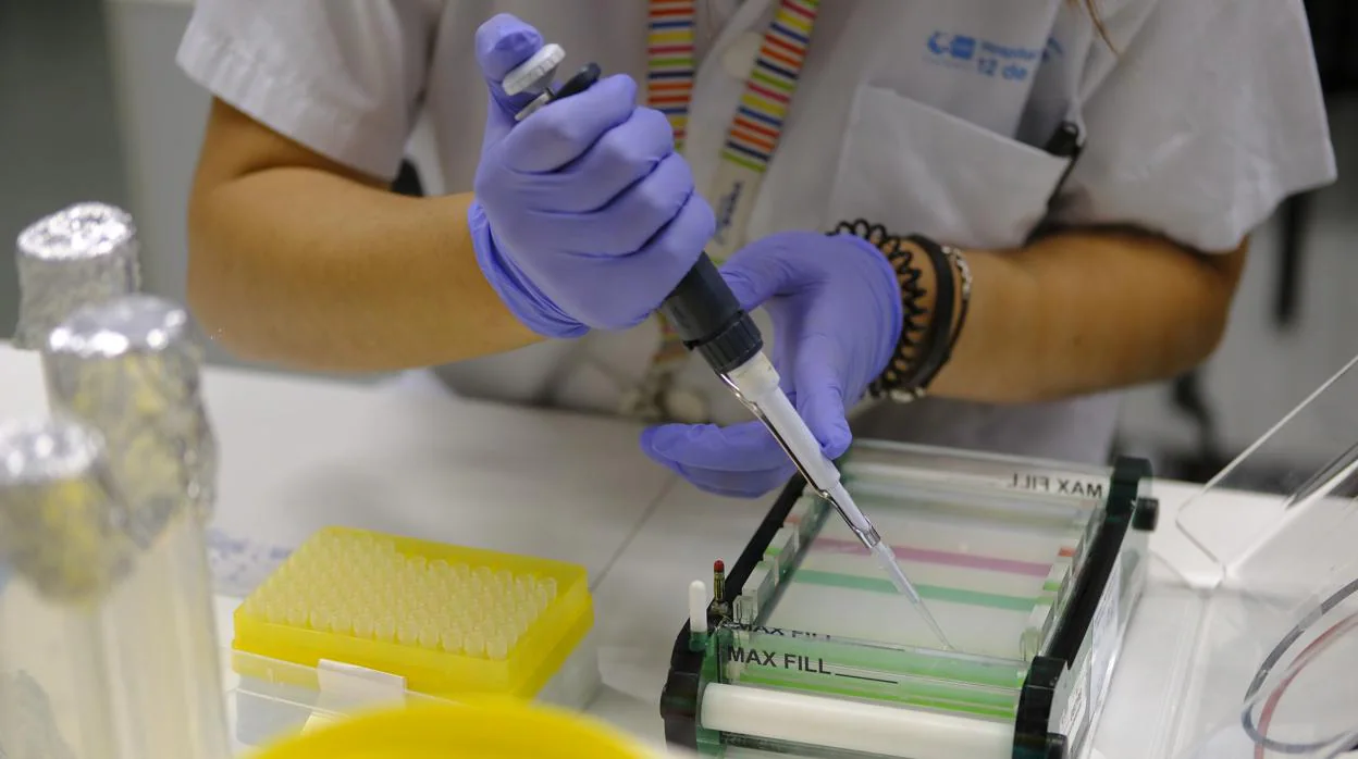Laboratorio del Hospital 12 de Octubre donde se han descubierto anticuerpos del ébola