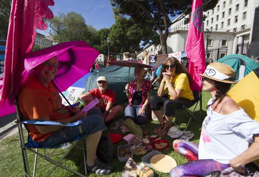 Acampada en Madrid