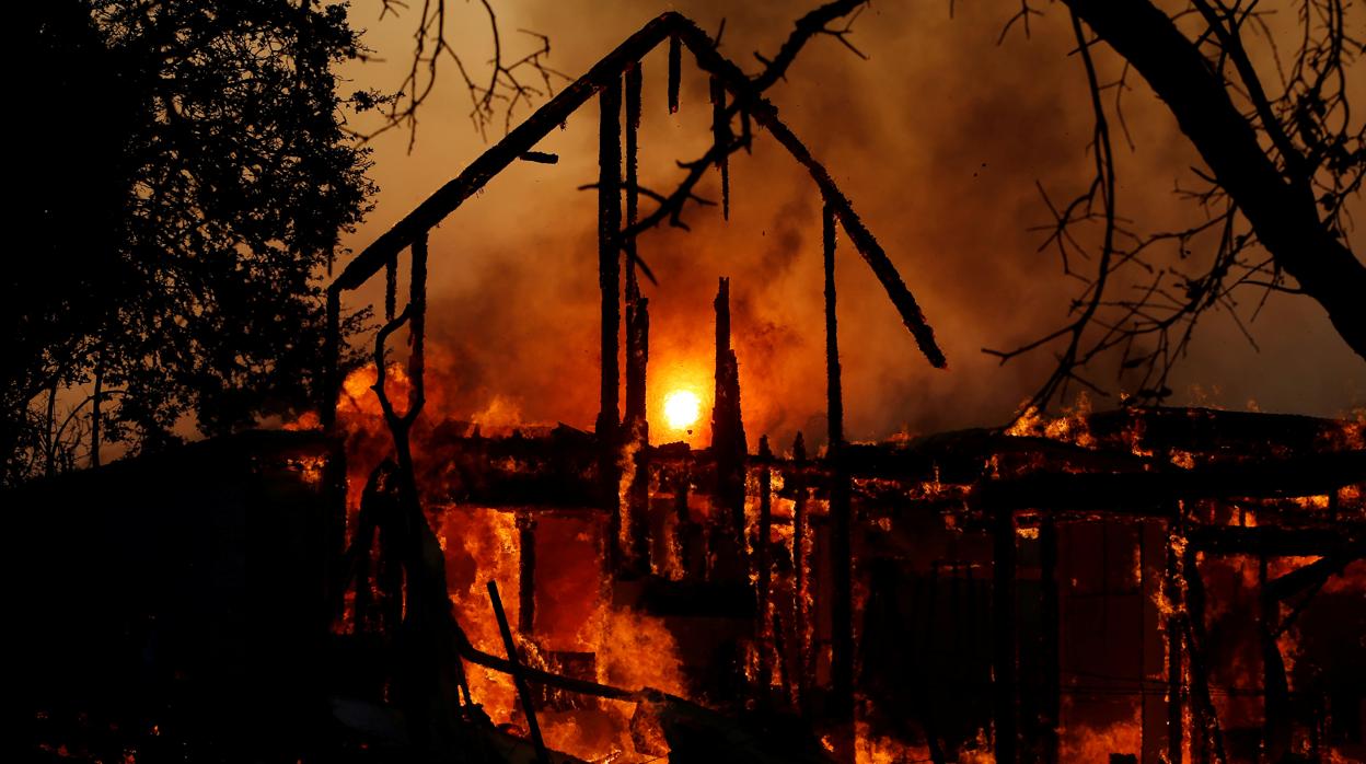 El sol a traves del fuego