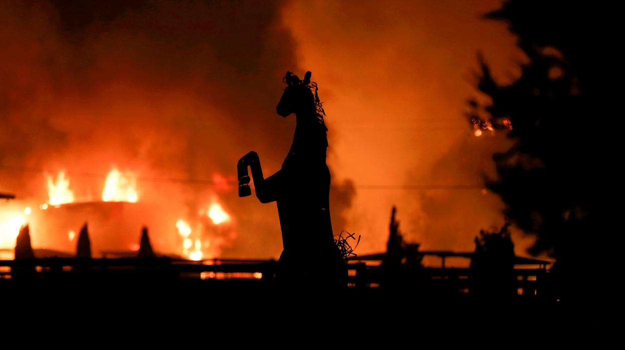 Incendio en California de finales de octubre