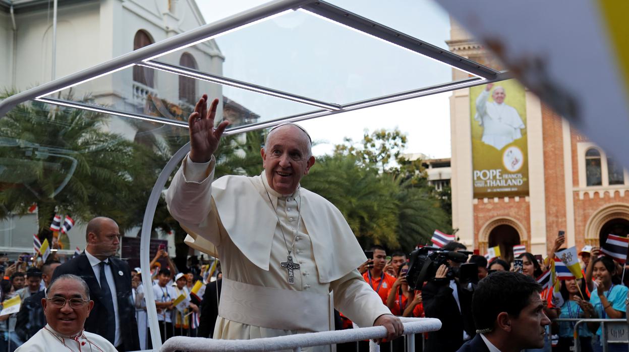 El Papa, este viernes, en Bangkok